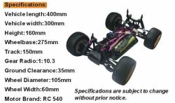 Truggy Hsp Specifiche