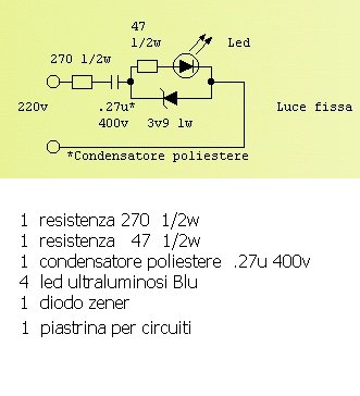 Accendere un LED a 220 VAC - Elettronica per Maker - Video 123
