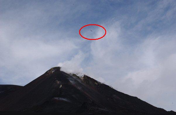 Fotografare l'Etna con un aliante R/C