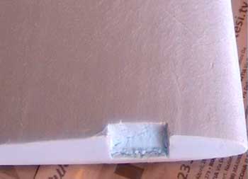 Lo scasso per il servocomando