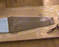 La carta inzuppata di colla