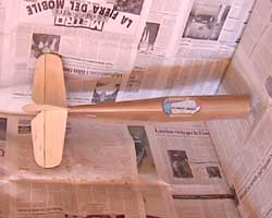 La Fusoliera pronta per la verniciatura