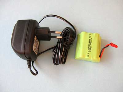 Caricabatterie e pacco originale