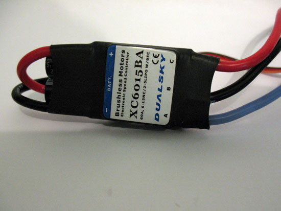 motore brushless XM4260CA-5 e regolatore di giri XC6018BA