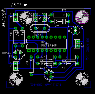 Disposizione dei componenti sullo stampati