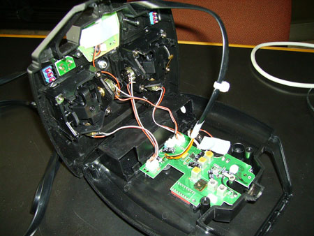 Modifica alla radio Walkera del DF4 per usarla con PPJOY